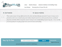 Tablet Screenshot of docswholift.com